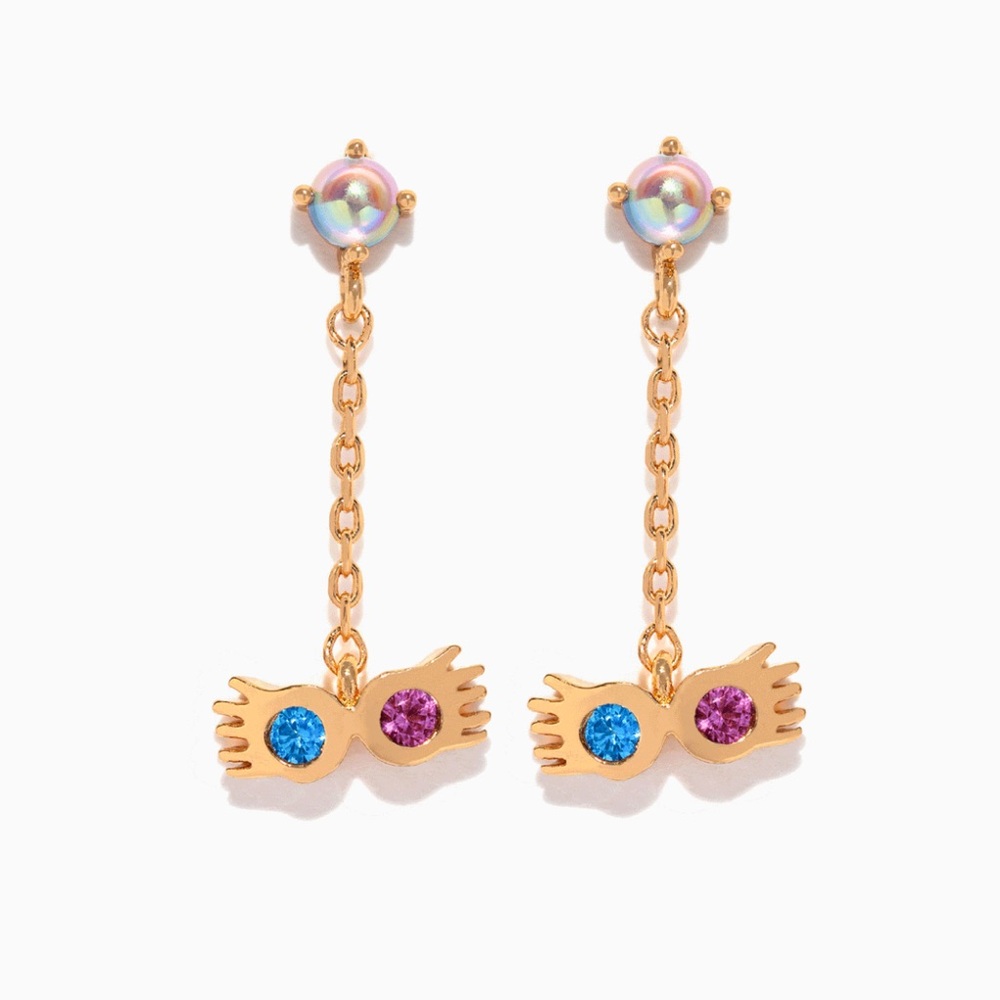 NWOT Harry Potter Luna Lovegood Dangle Drop Earrings